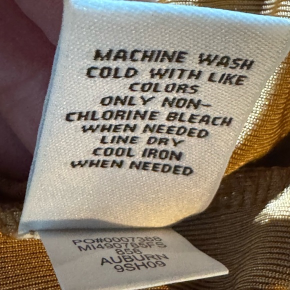 NWT Fever Gold Relaxed Twist Front 3/4 Sleeve Blouse Size Large - Picture 7 of 7